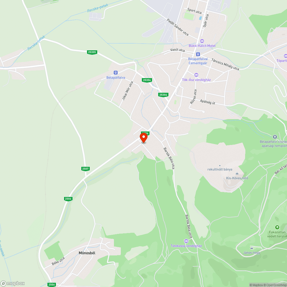 Eger-Szilvásvárad-Ózd-Bánréve útszakasz problémái bejelentés helye