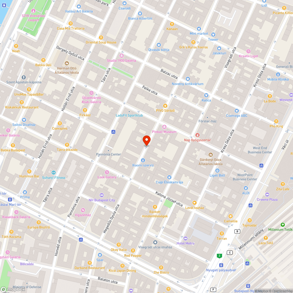 Szemét a Hegedűs Gyula utcában bejelentés helye