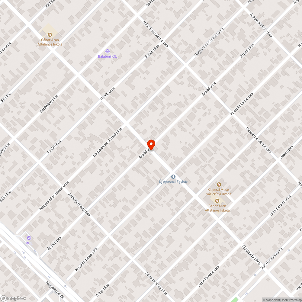 Balesetveszélyes járda bejelentés helye