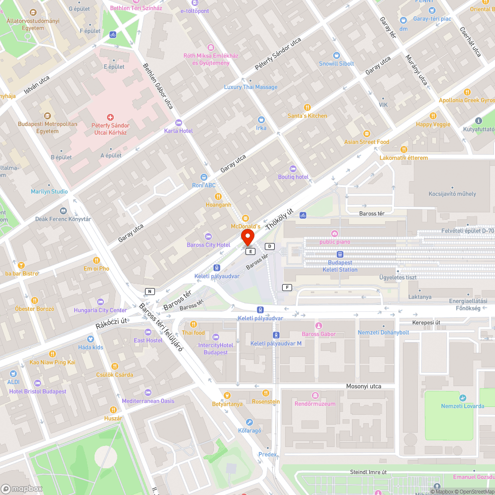 Válasz, és észrevétel a BKK zrt. válaszára, (a Keleti pályaudvar buszmegálló futárkijelző bejelentéssel  kapcsolatban) bejelentés helye