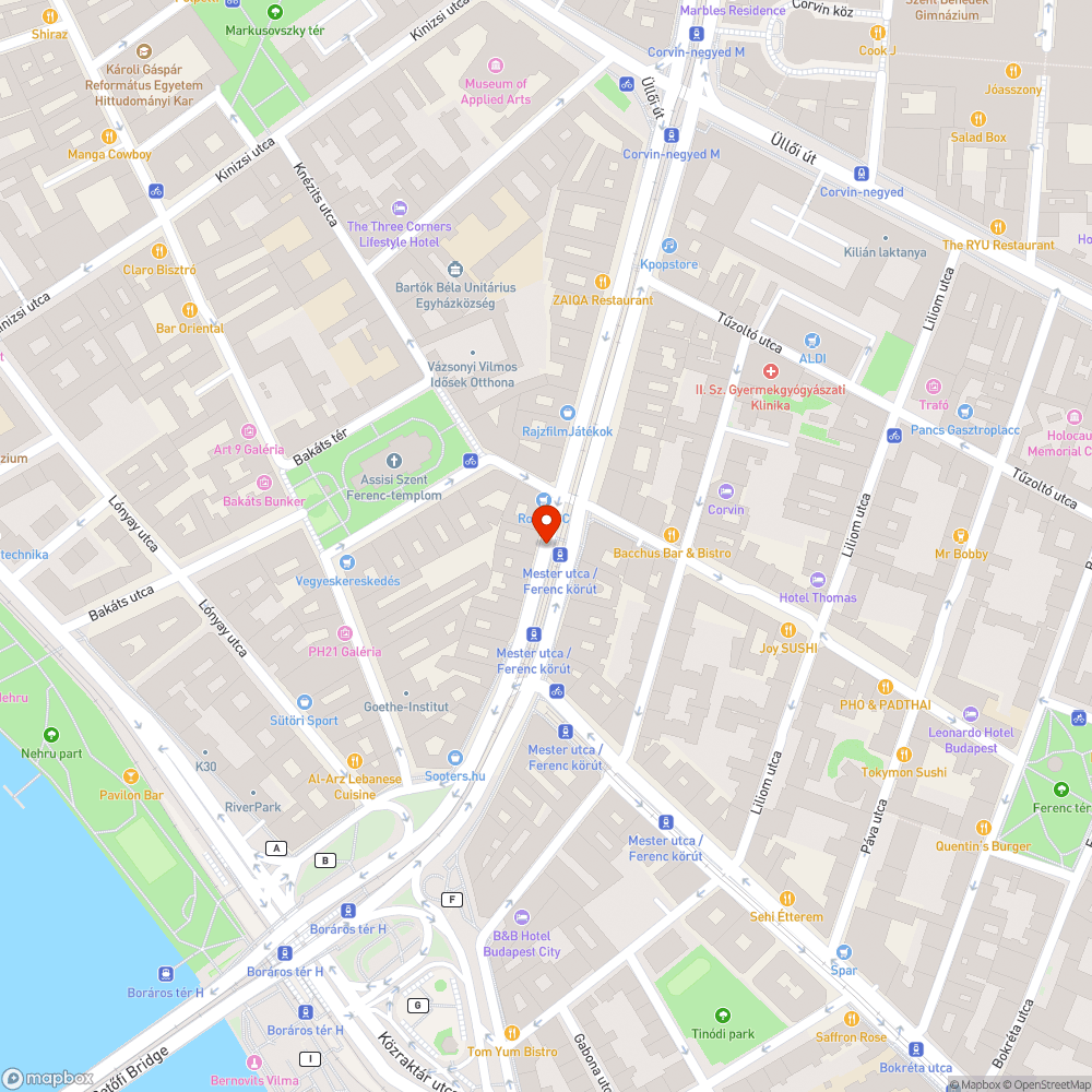 Eldugult csatrona újra Ferenc krt. 20. bejelentés helye