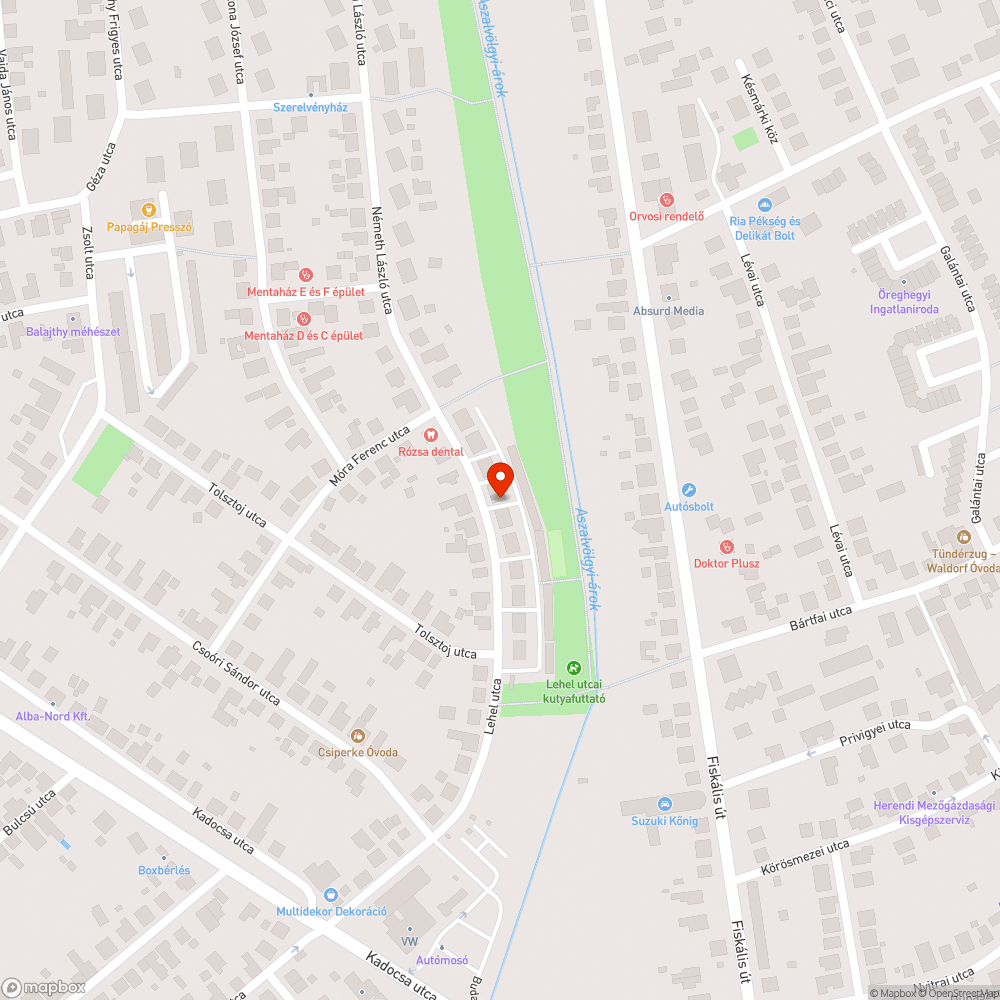 Szemétszállítás bejelentés helye