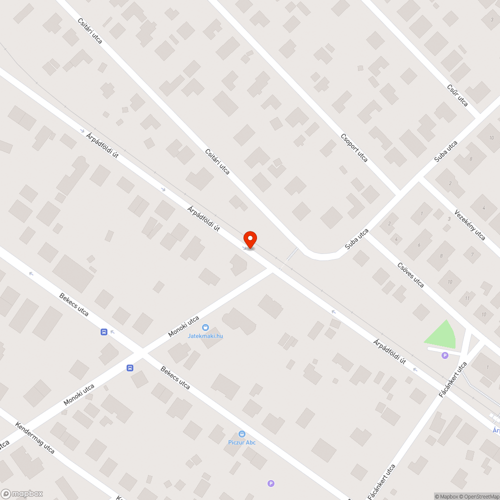 Fatuskók, szemét az úton bejelentés helye