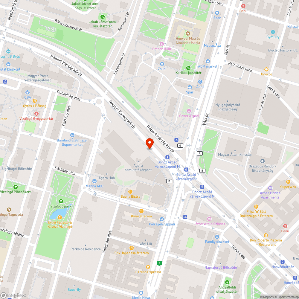 Árpád híd - gyalogosforgalom ellehetetlenítése bejelentés helye