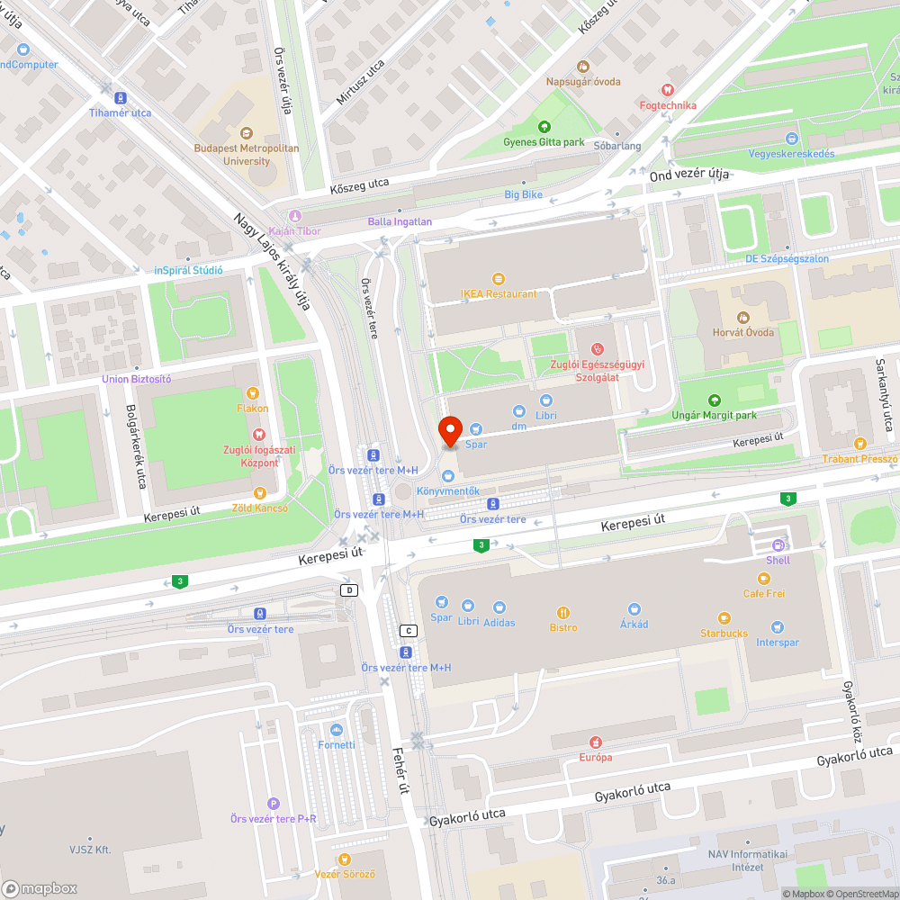 Túlnőtt, oda nem illő bokor az Örs vezér terén. bejelentés helye