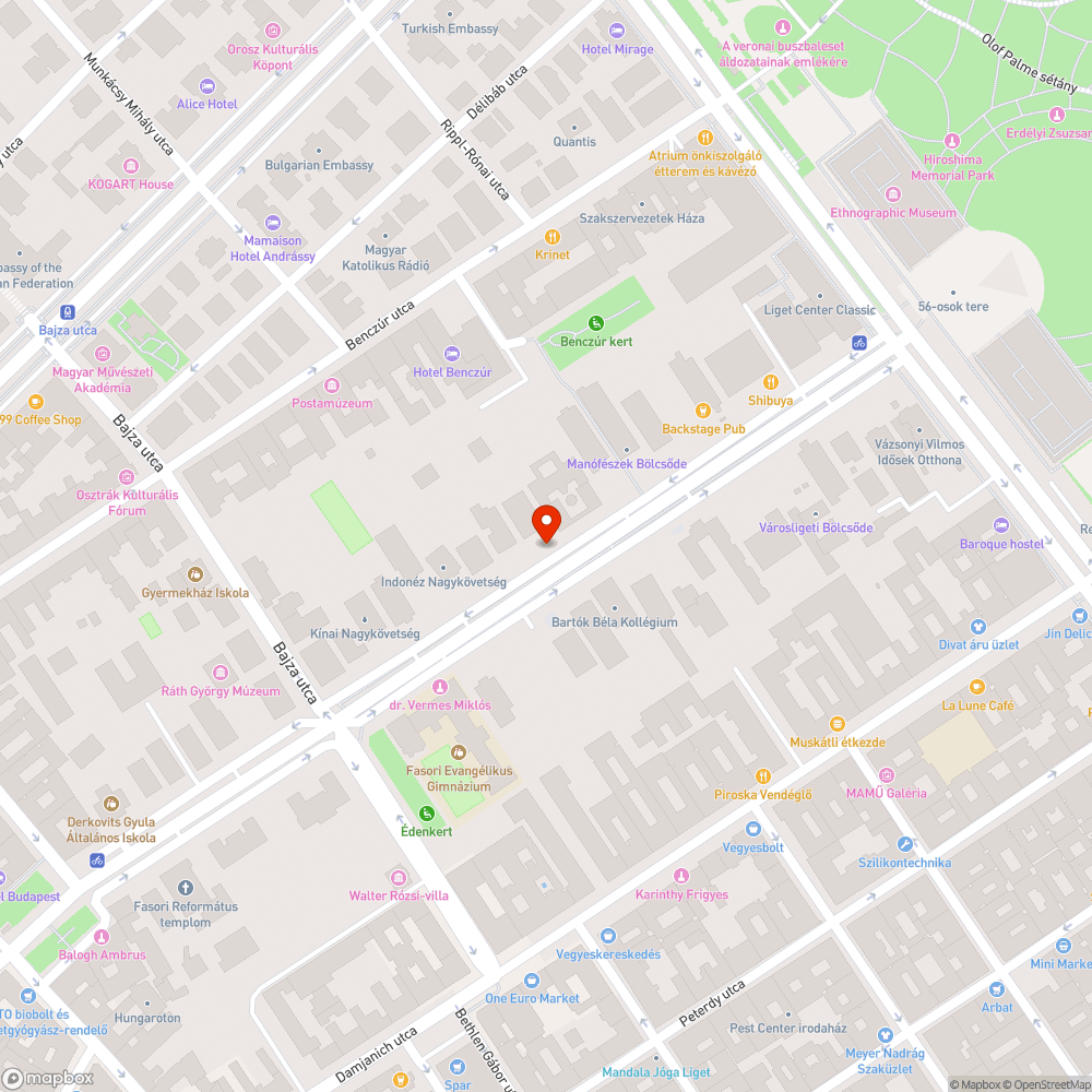 Elhagyott autó bejelentés helye