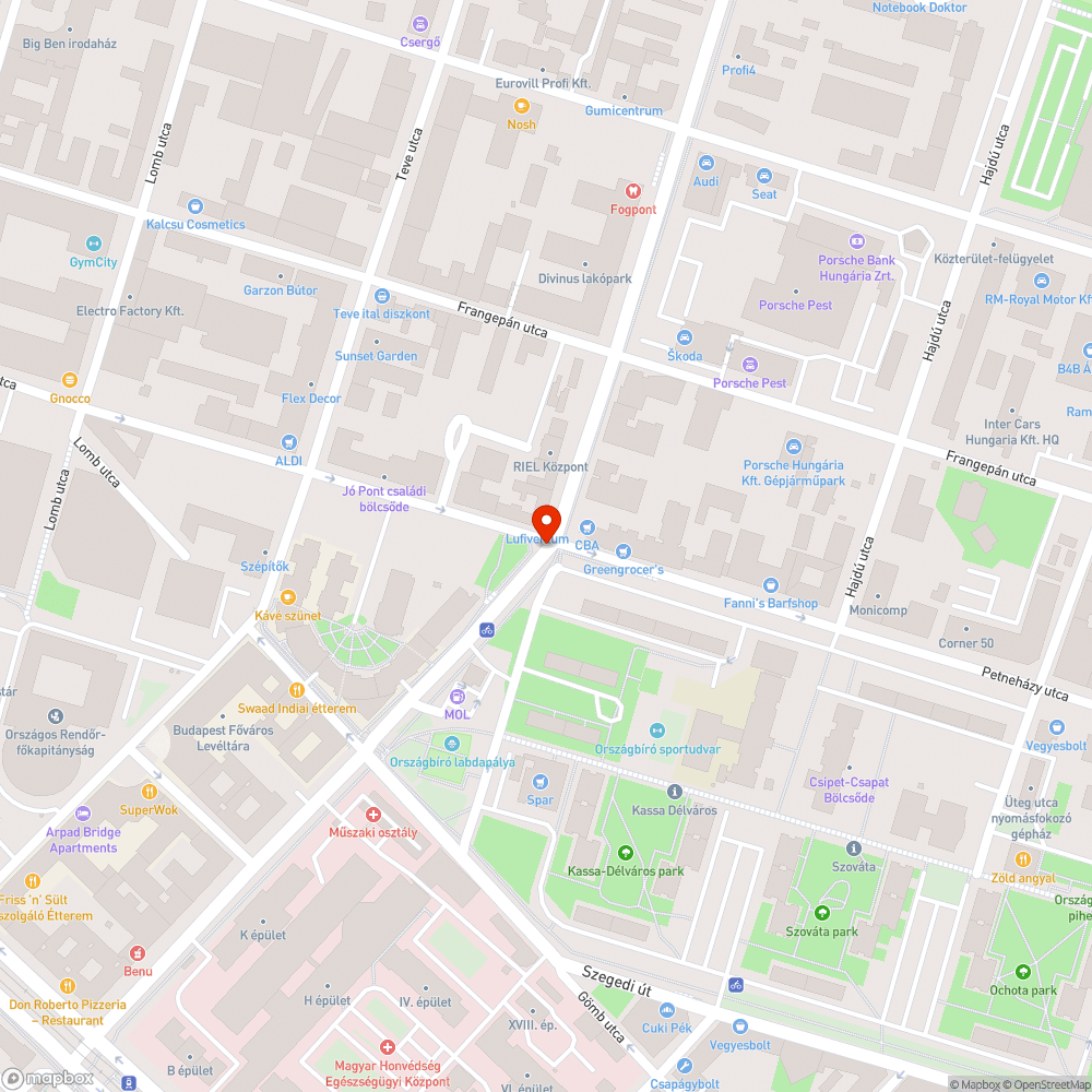 Kátyús szakasz a XIII. Papp Károly#Petneházi sarkán bejelentés helye