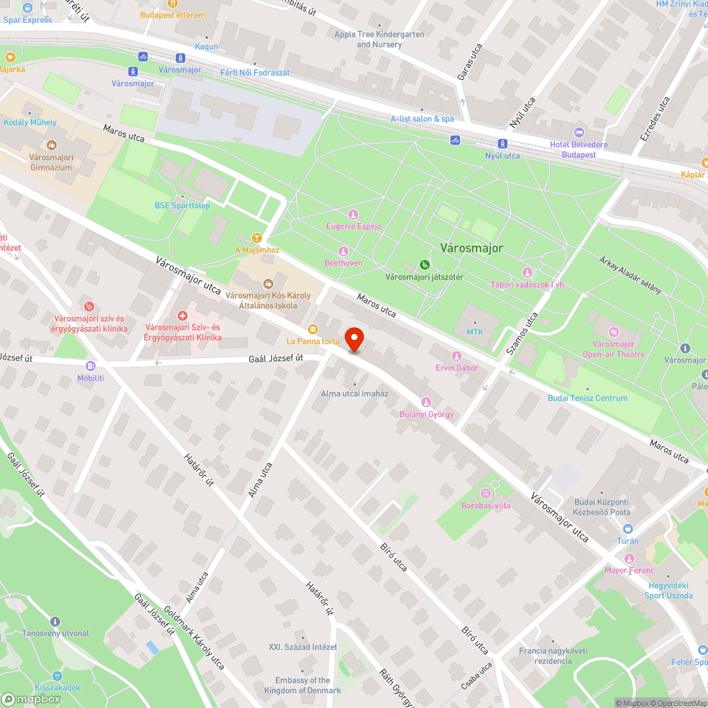 Elhagyott mikrobusz bejelentés helye