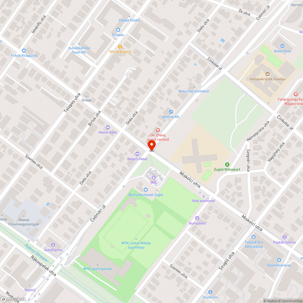 Kátyú a Miskolczi utca-Csömöri út sarkán bejelentés helye