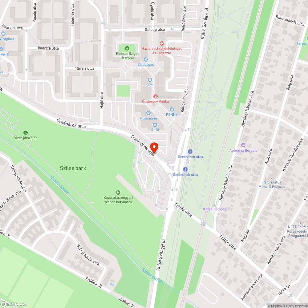 Észszerűtlen kötelező haladási irány bejelentés helye