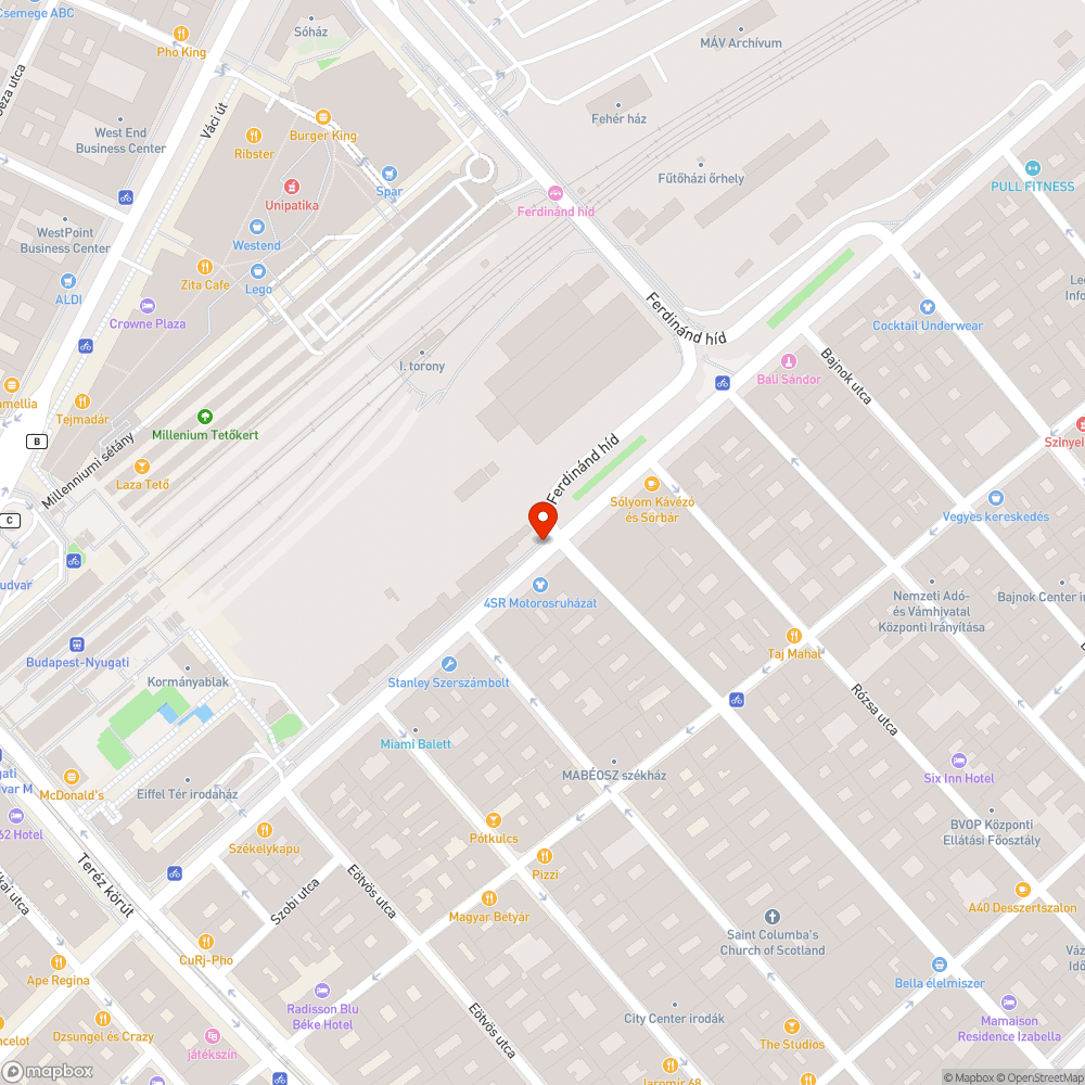 Hiányzó szemetes bejelentés helye