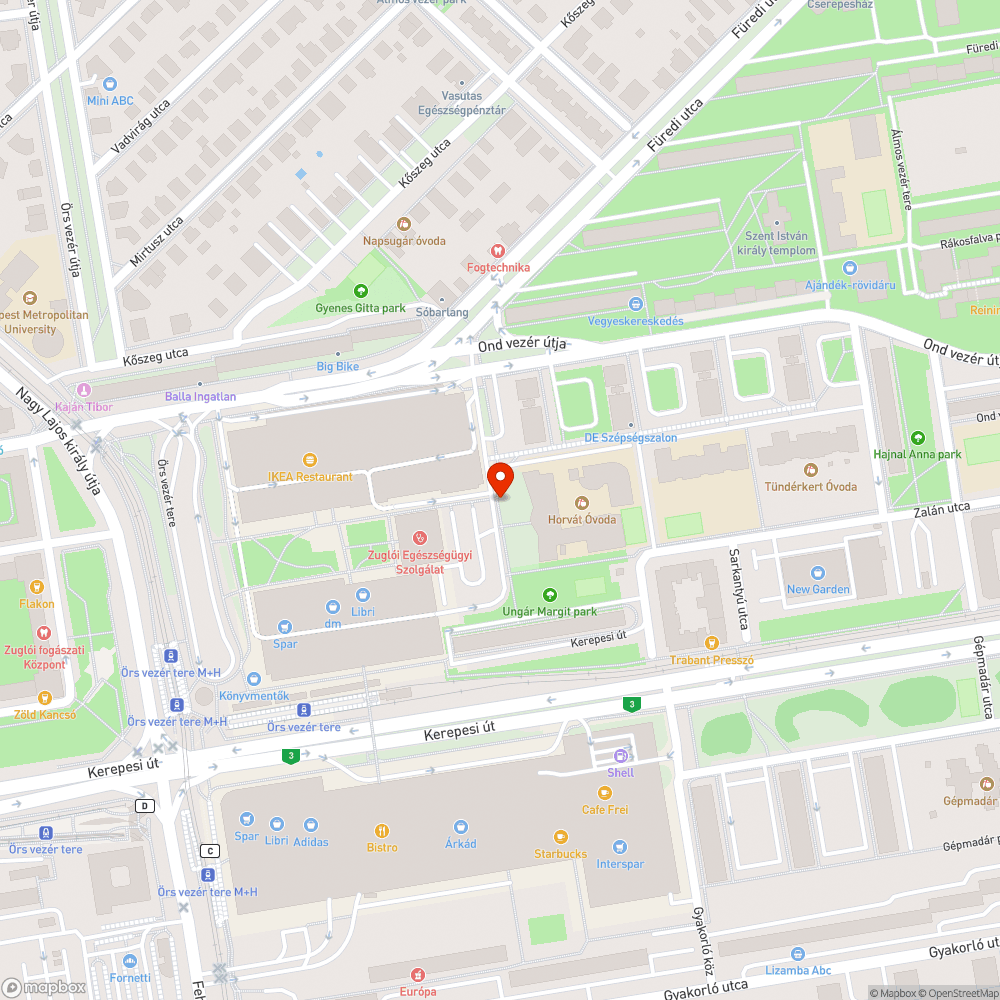 Kijelölt gyalogos átkelőhely útburkolati jel nélkül bejelentés helye