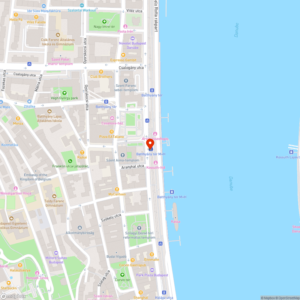 Új, fonódó villamosmegálló a Batthyány téren bejelentés helye