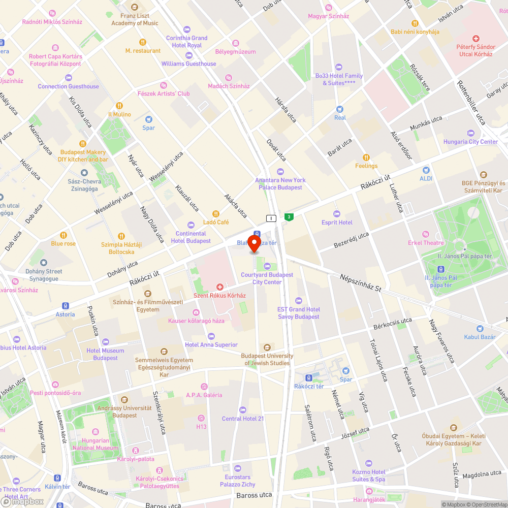 Blaha Lujza téri fahelyek bejelentés helye