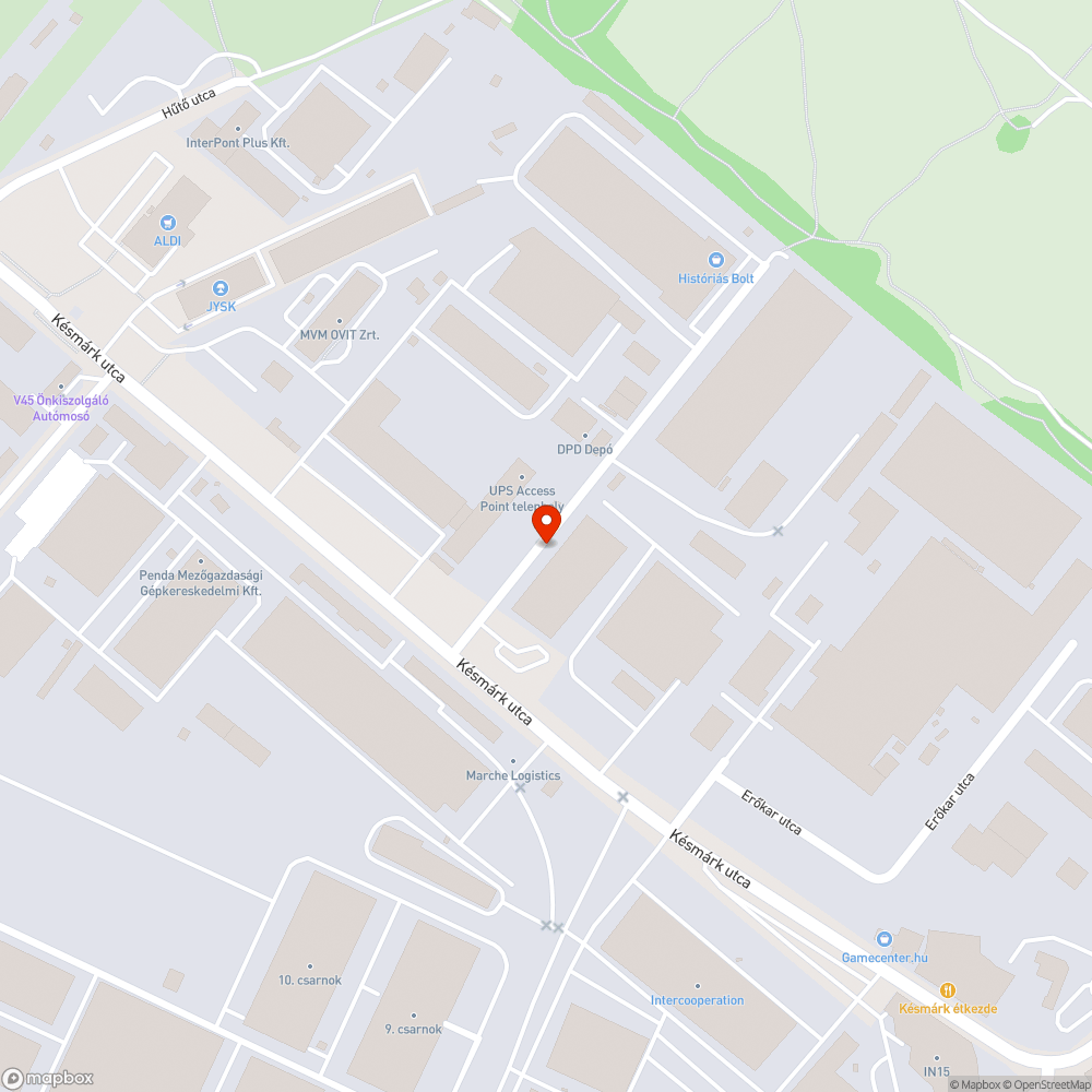 borzasztó szemetes utca bejelentés helye