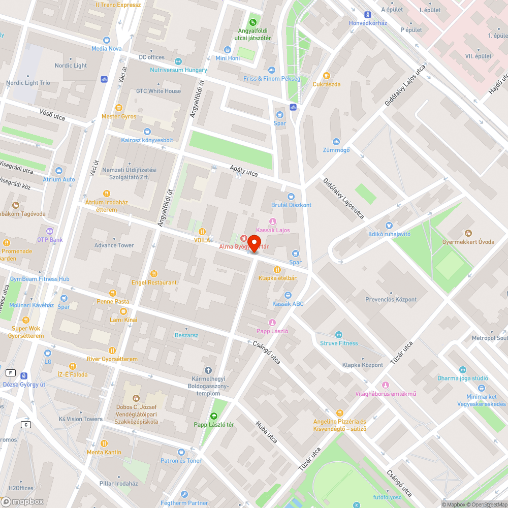 Kiégett roncs bejelentés helye