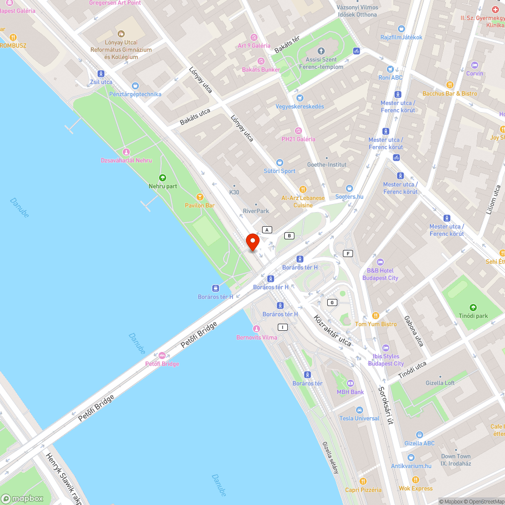 Vegyes hulladéklerakat a Boráros térnél. bejelentés helye