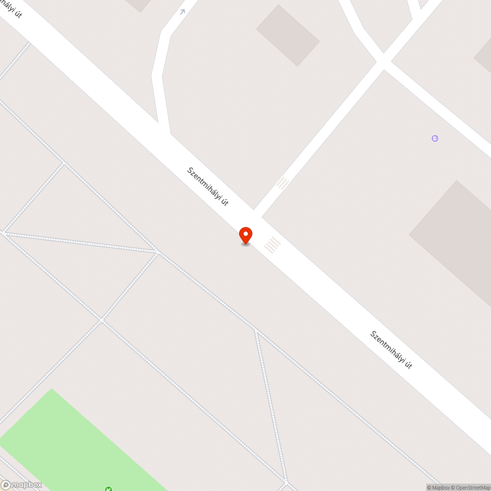 Gyalogátkelő zöld jelzést kérő gomb bejelentés helye