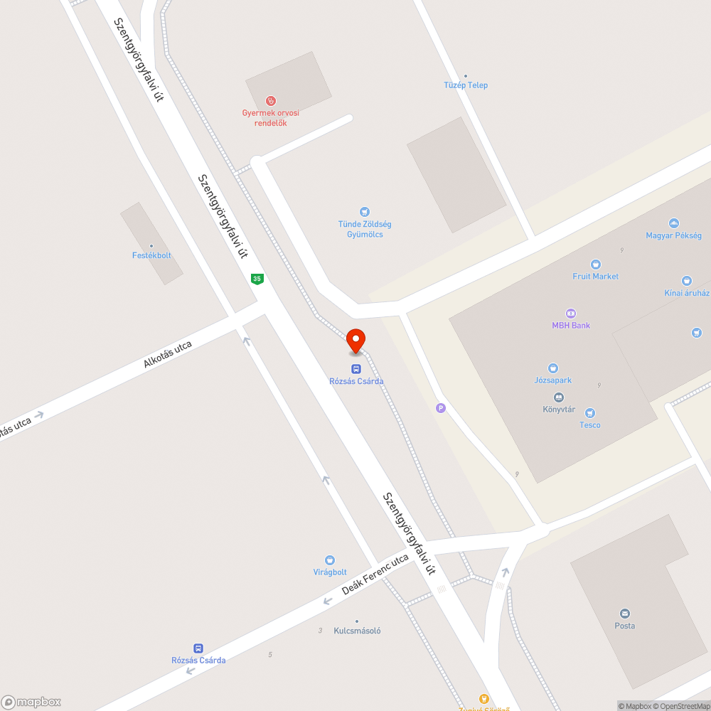 Telematricázott buszmegálló tábla bejelentés helye