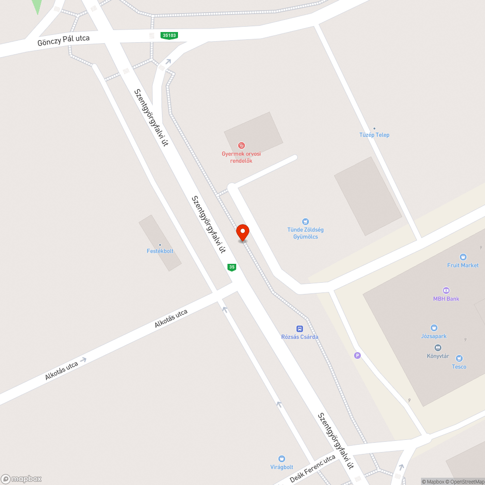 Elrozsdásodott korlát bejelentés helye