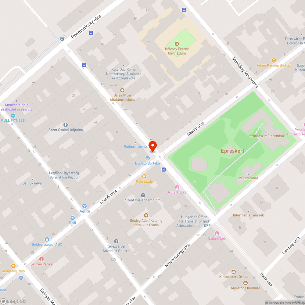 Nem működő gyalogosàtkelő lámpa bejelentés helye