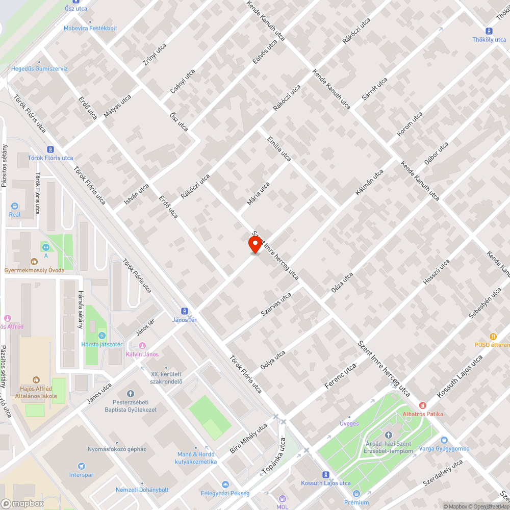 Fák hiánya bejelentés helye