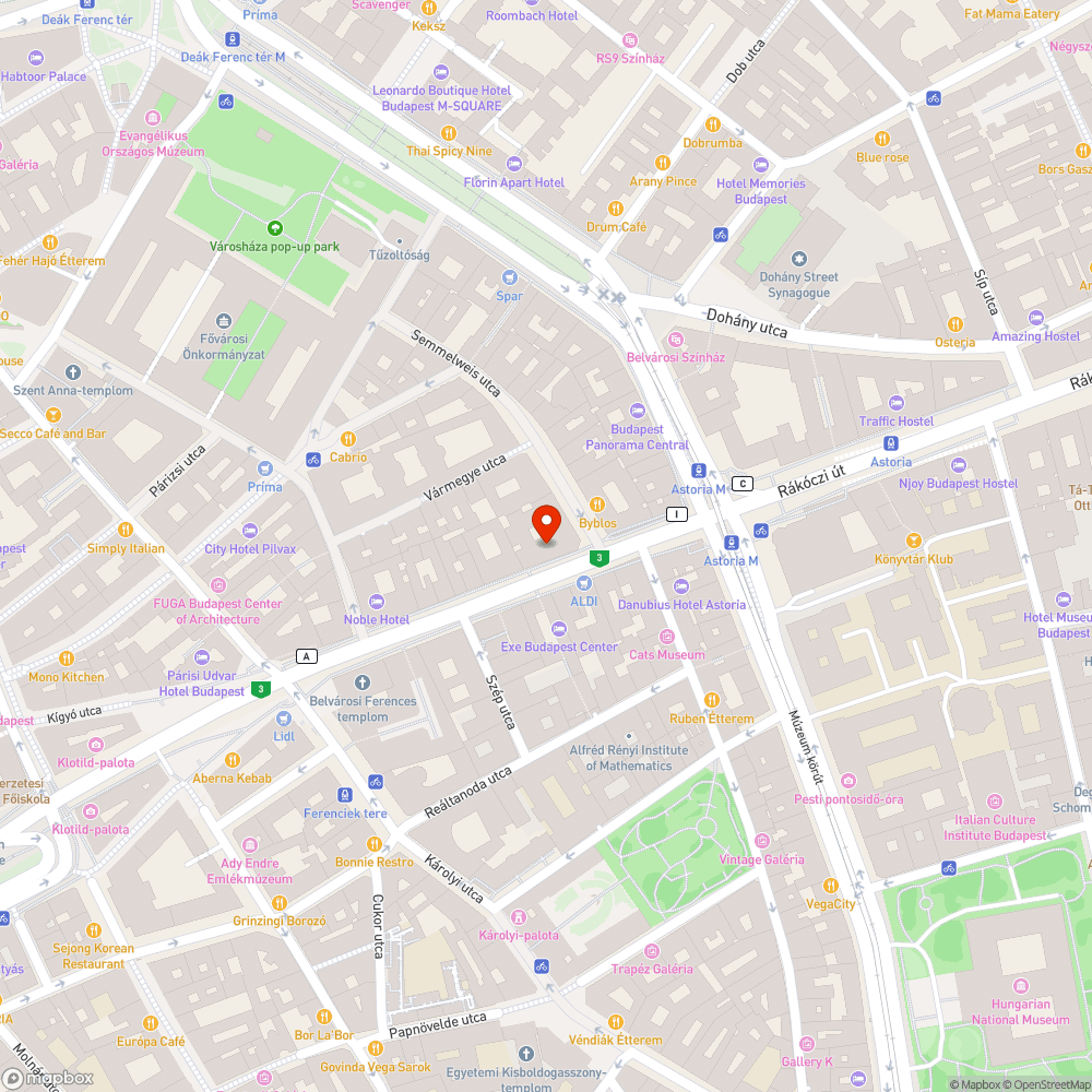 Megrongálódott korlátok bejelentés helye