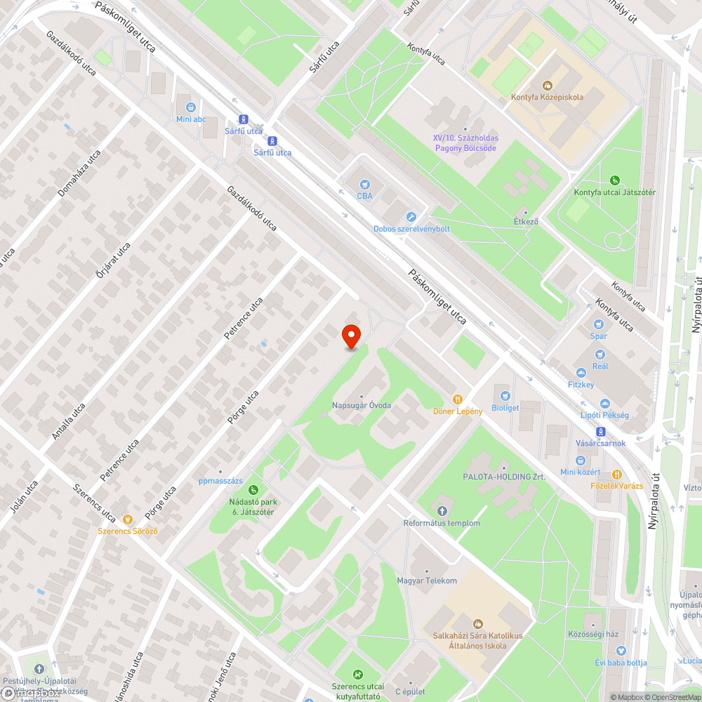 Aknafedlap szabadon bejelentés helye