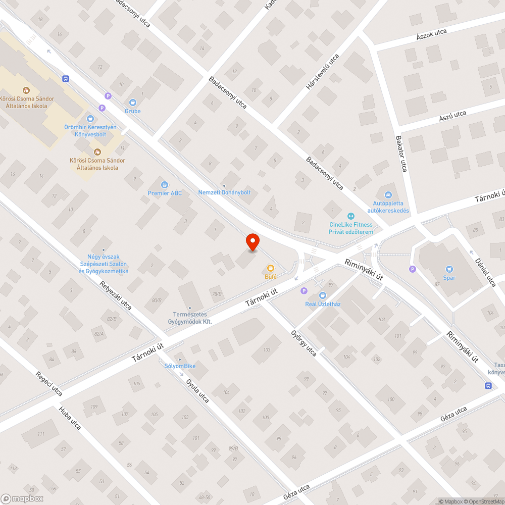 Járdára benyúló növény bejelentés helye