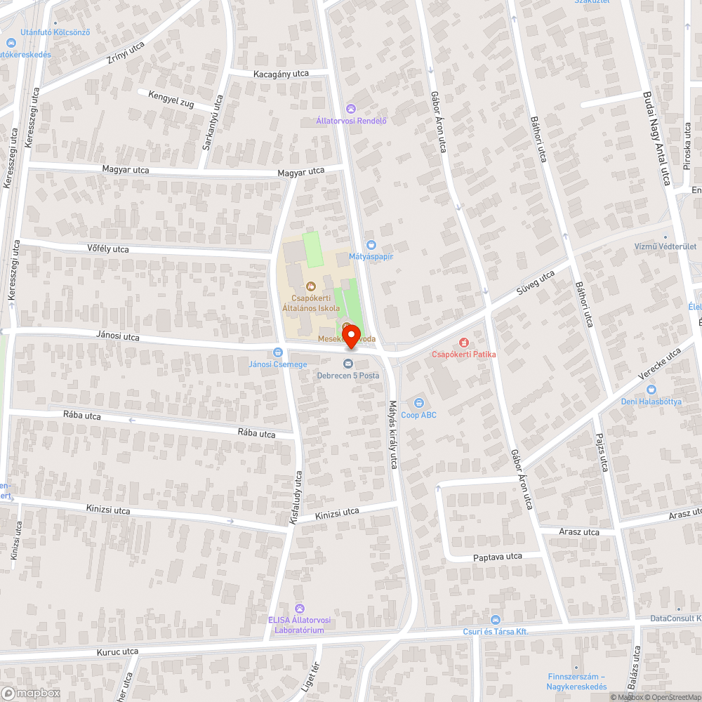 Nyilvános telefonfülke bejelentés helye