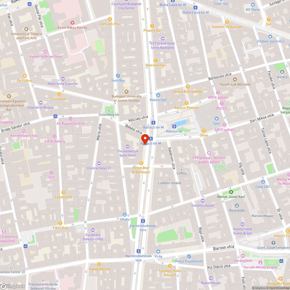 Kátyú bejelentés helye