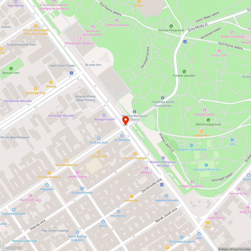 Kiégett izzó bejelentés helye