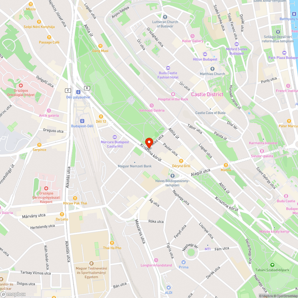 Mozgássérült parkoló bejelentés helye