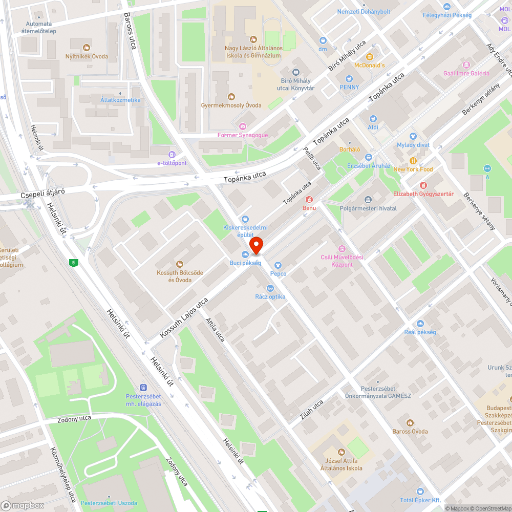 Szakadozik befele bejelentés helye