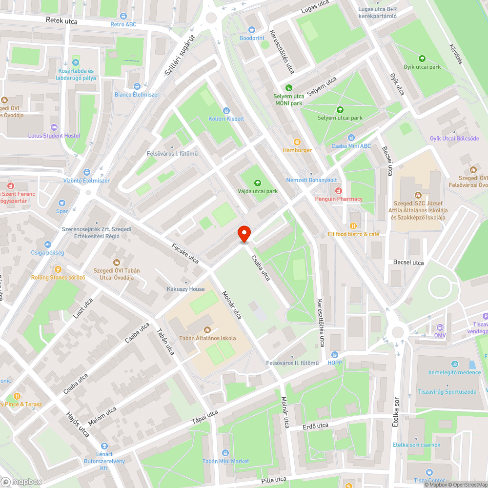 Elhagyott jármű bejelentés helye