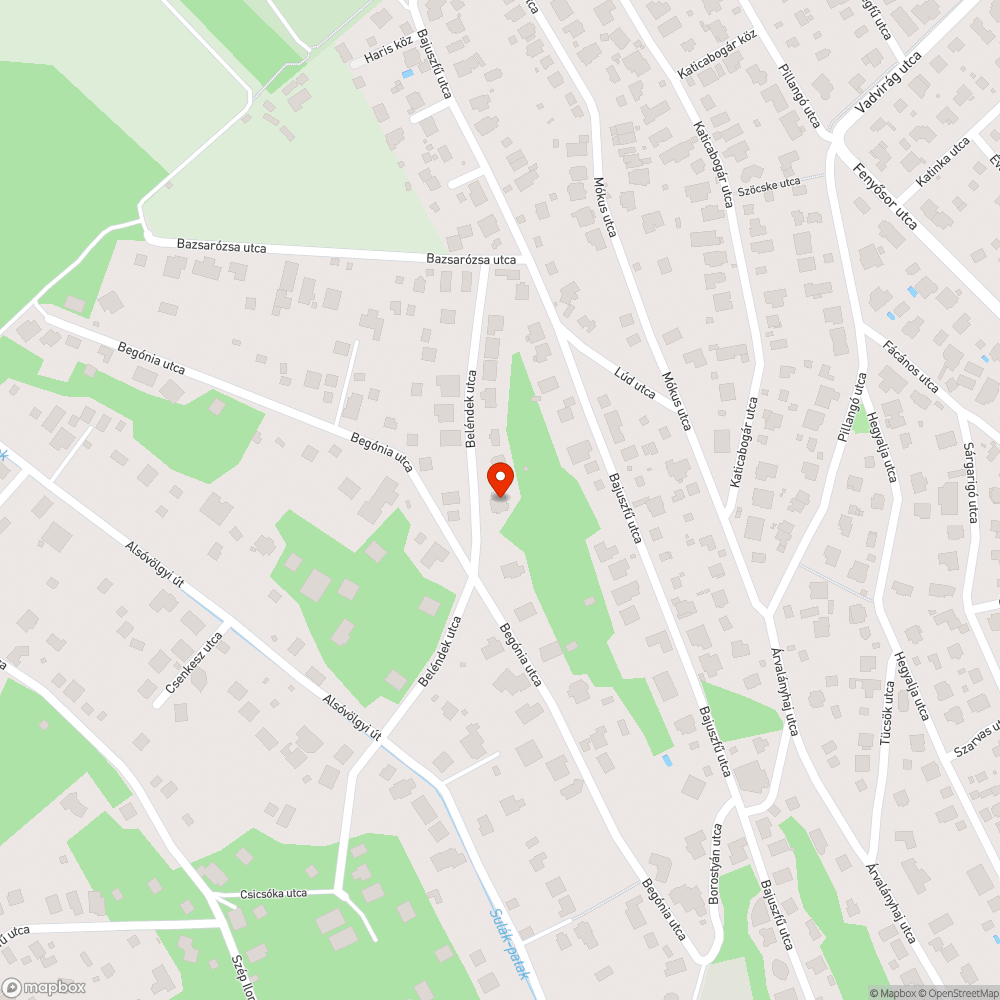 Óriás kátyú bejelentés helye