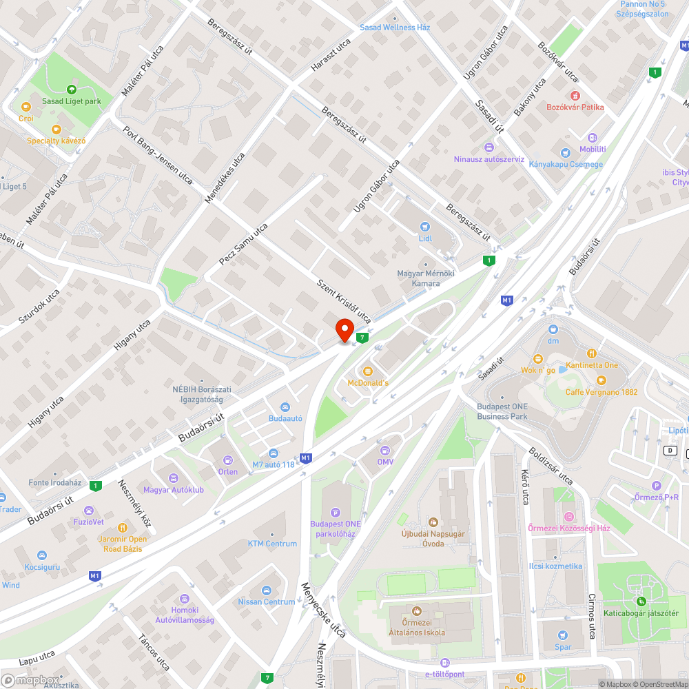 Koszos pad buszmegállóban bejelentés helye