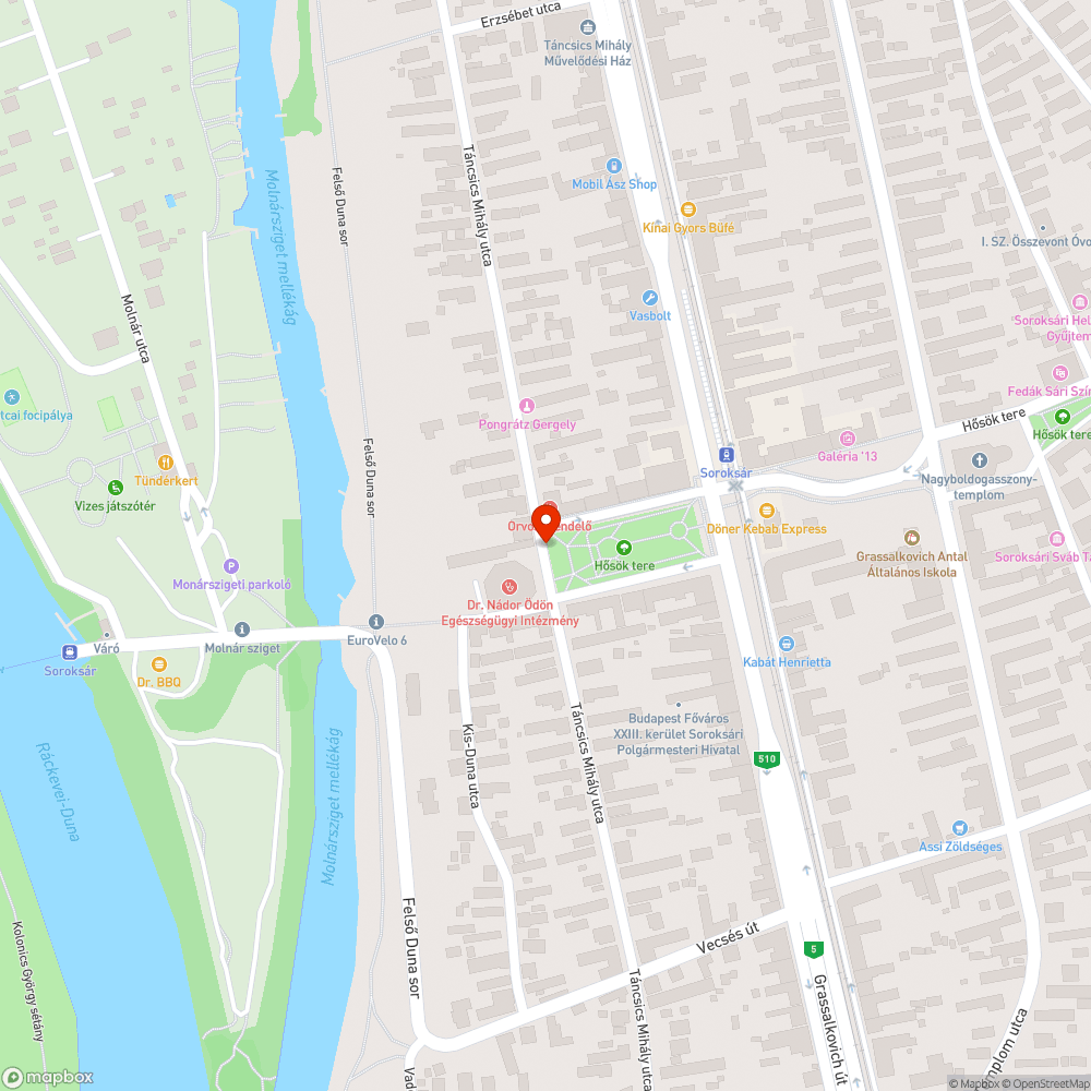 Elhagyott jármű bejelentés helye