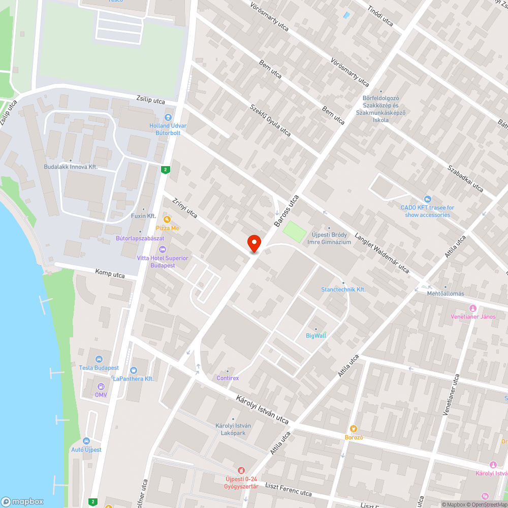 Rossz állapotú járda bejelentés helye