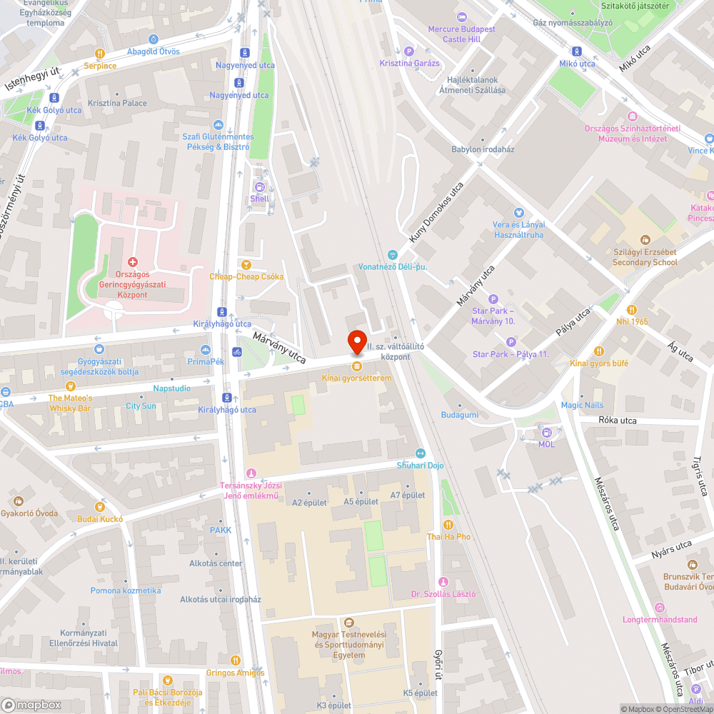 Leparkolva bejelentés helye