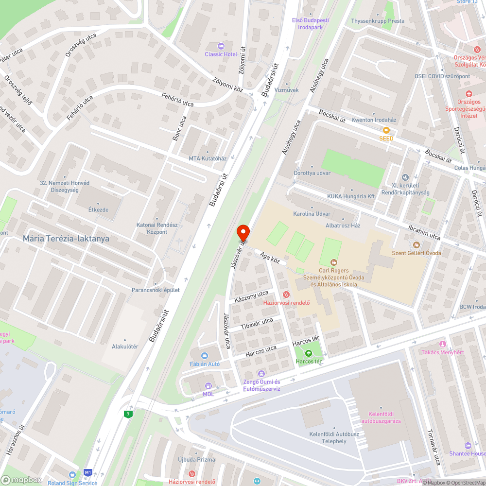 Kiszáradt fák bejelentés helye