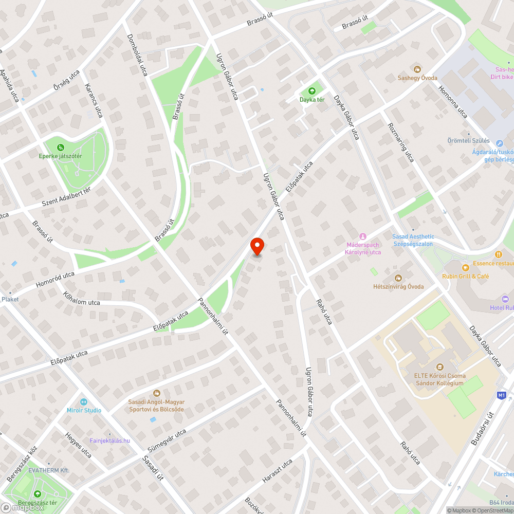 Előpatak utca botlásveszély bejelentés helye