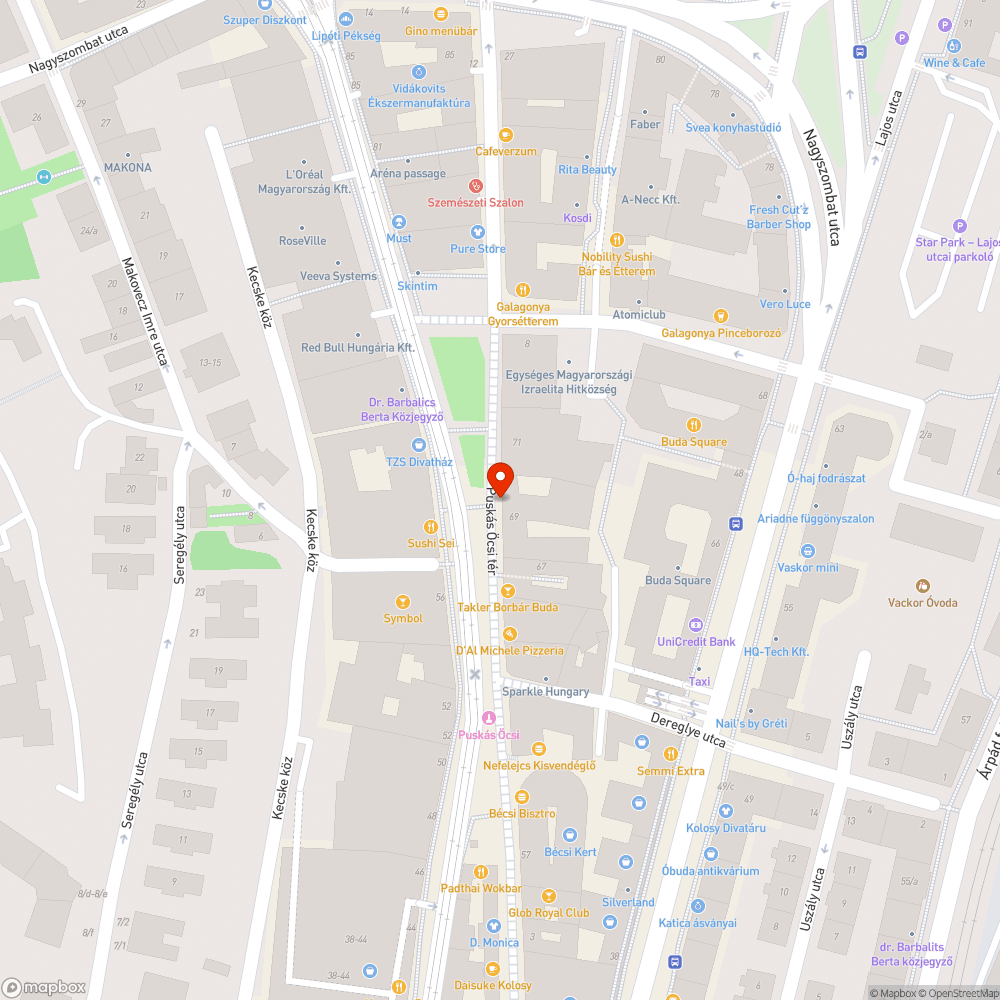 Virágládák a Bécsi úton bejelentés helye