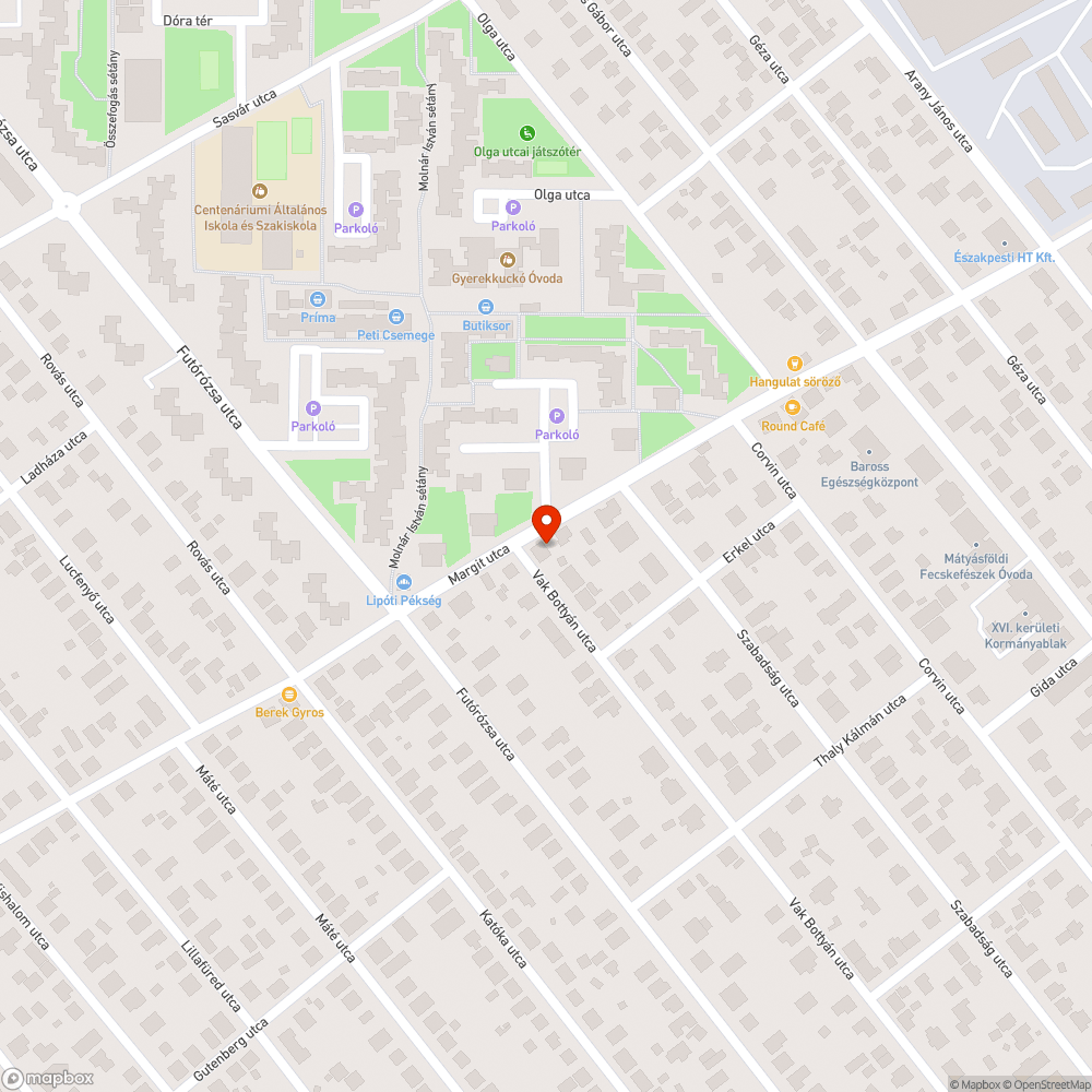 Járdán parkolás bejelentés helye