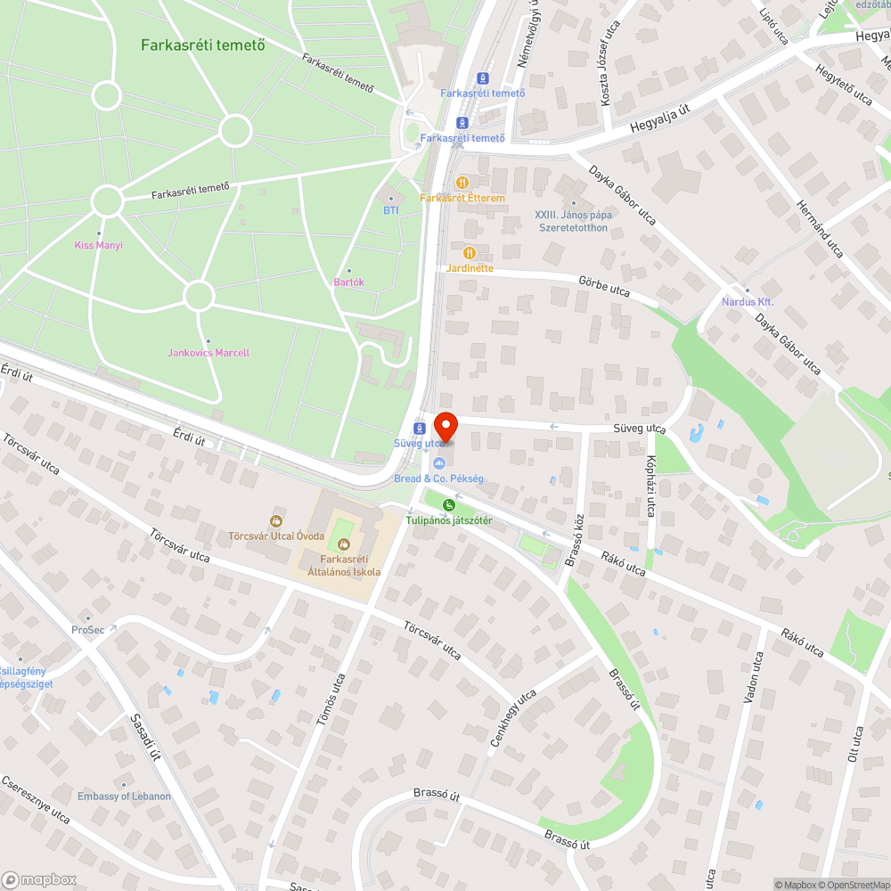 Graffiti bejelentés helye