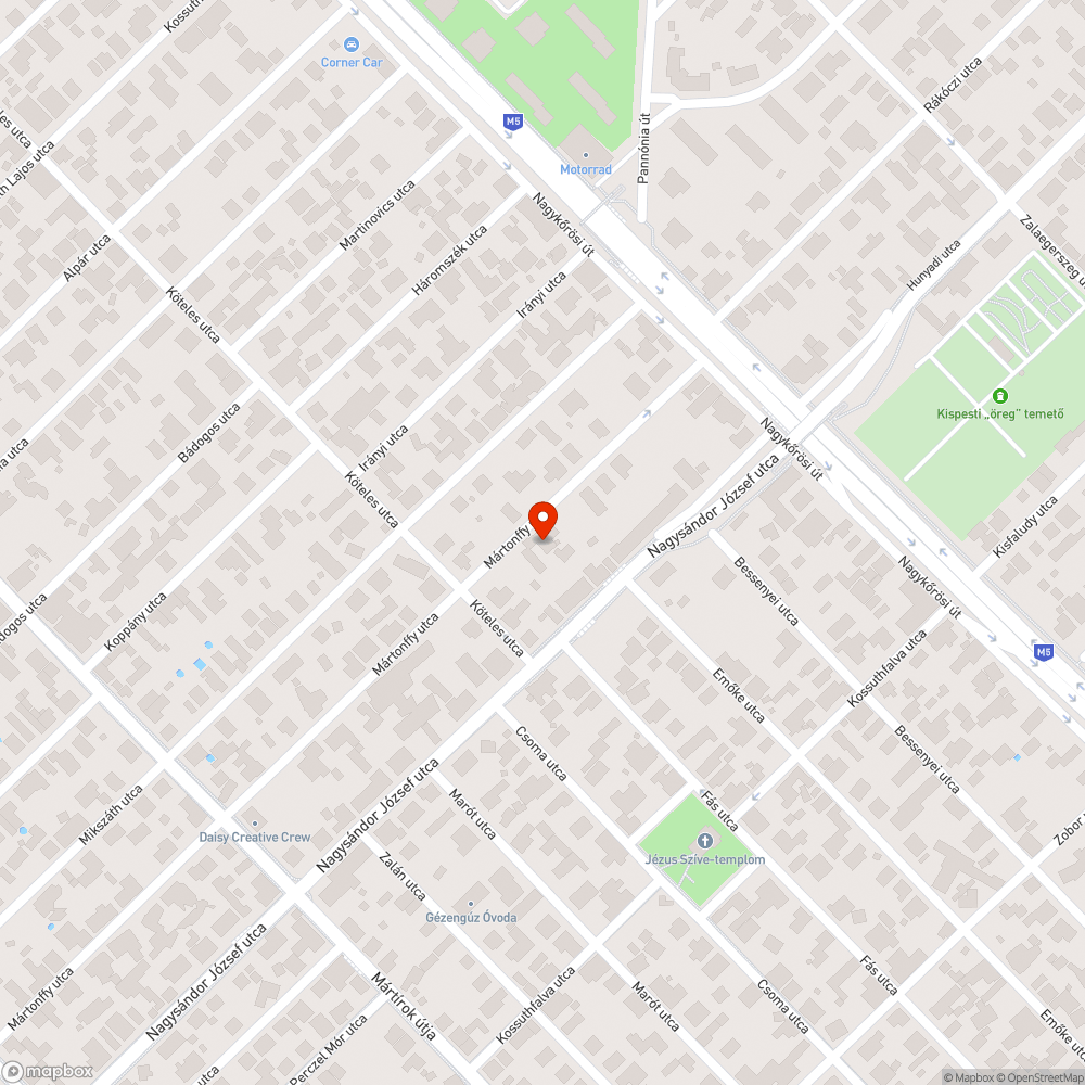 Fekvő rendőrök közelében kátyúk bejelentés helye