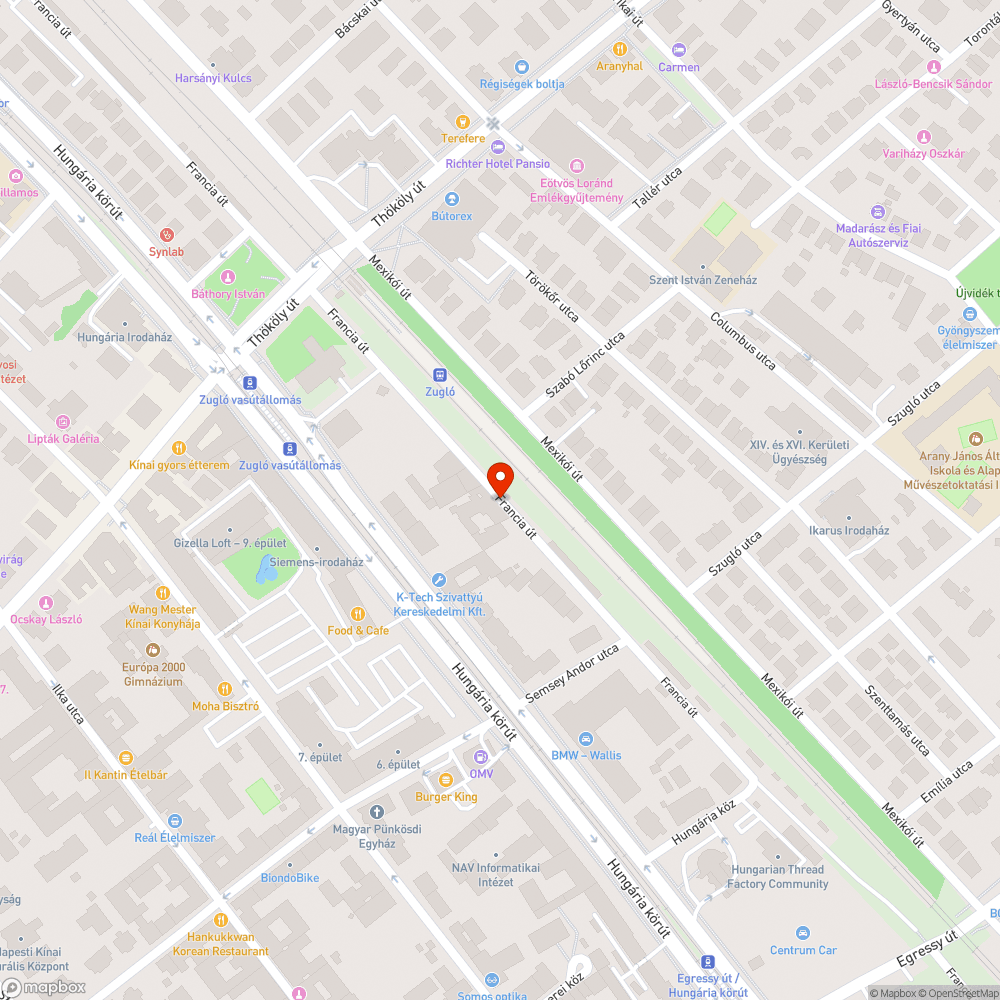 Magasan kiálló fedél bejelentés helye