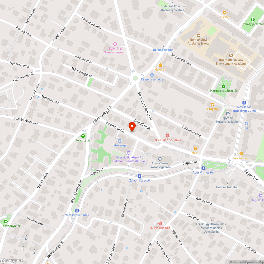 Rendszeres járdán parkolás bejelentés helye