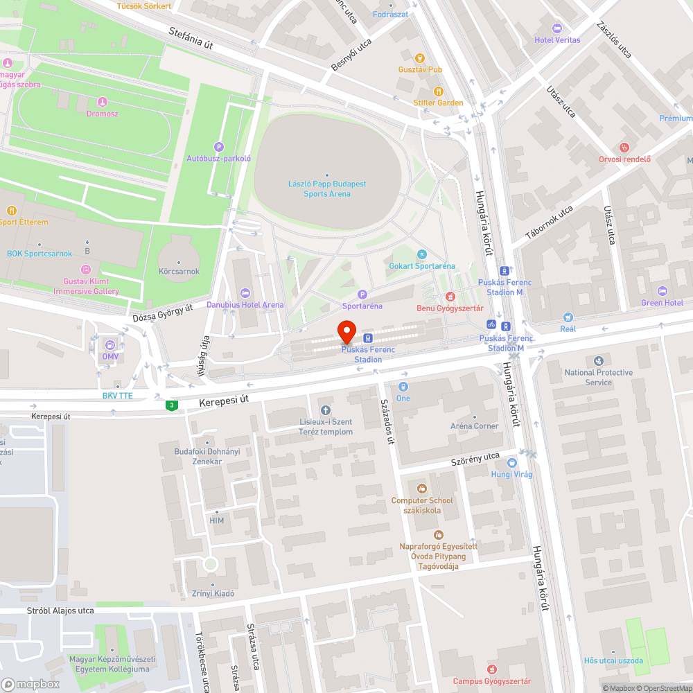 Eldugult vízelvezető bejelentés helye