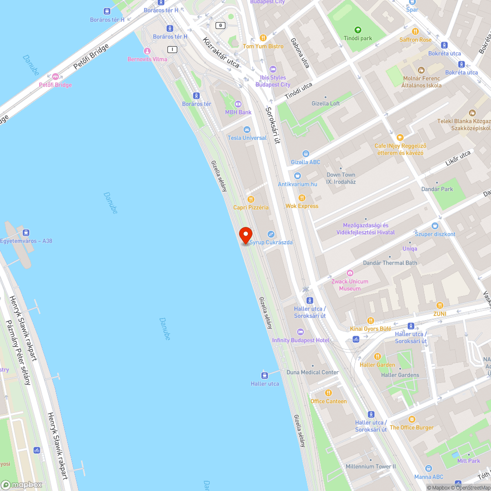 Graffiti bejelentés helye